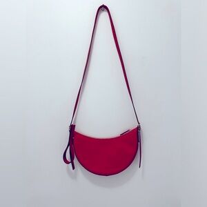 Madewell essential sling convertible crossbody bag - red